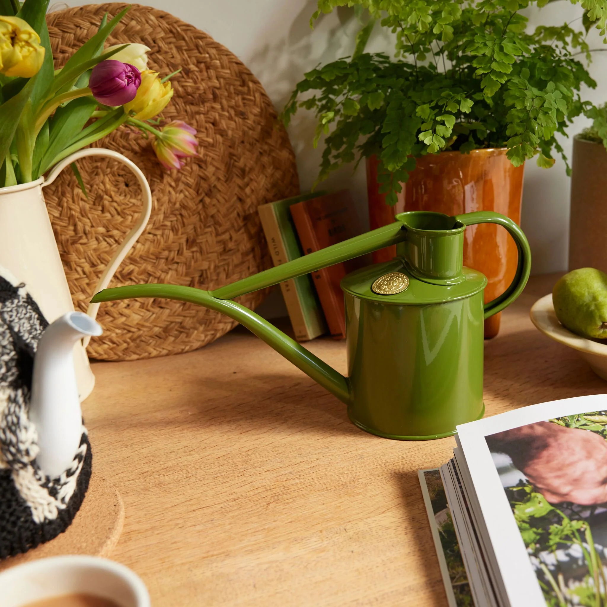 The Fazeley Flow - Houseplant Set - Fern Green & Copper - Two Pint - Image 2